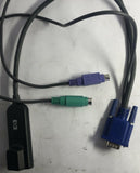 HP KVM Interface Adapter Cable- 286597-001 - Very Good