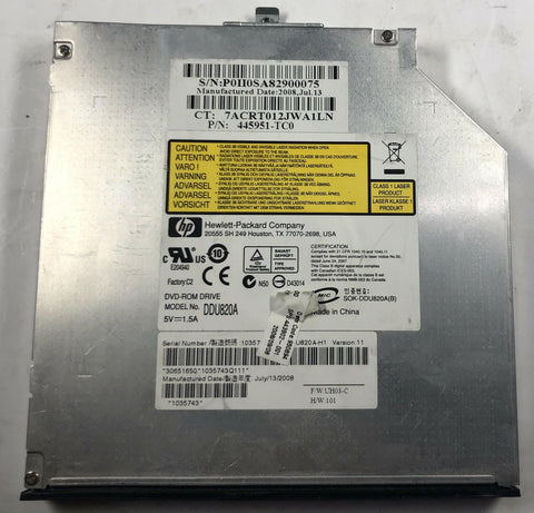 HP Compaq nc6320 Laptop DDU820A DVD-ROM Drive- 443902-001 - Very Good