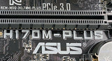 Asus H170M-PLUS Desktop Motherboard, Socket 1151 - Very Good
