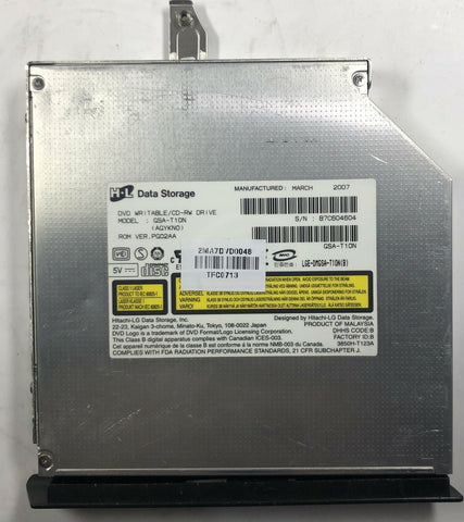 Gateway MA7 Laptop GSA-T10N DVD/CD-RW Drive- 2MA7DVD0048 - Very Good