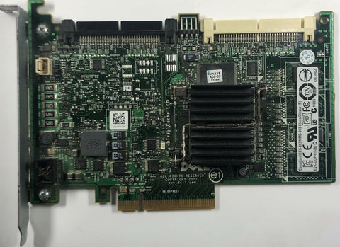 Dell PowerEdge T410 G2 Server Perc 6i SAS PCI-E RAID Controller- T774H - Very Good