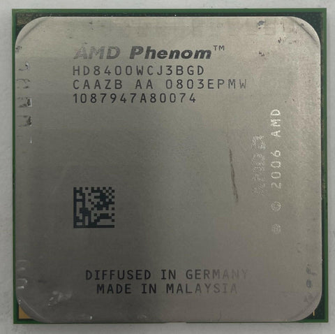 AMD Phenom X3 8400 Desktop CPU Processor- HD8400WCJ3BGD - Very Good