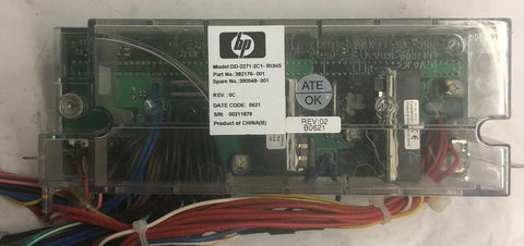 HP ProLiant ML350 G4 Server Power Supply Backplane Board- 390548-001 - Very Good
