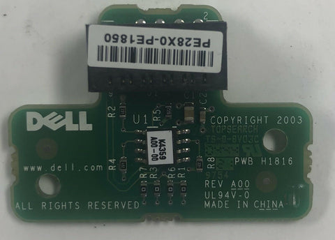 Dell PowerEdge 1850 Server Perc 43/di RAID Controller Key- H1813 - Very Good