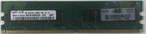 Samsung M378T2863QZS-CE6 1GB DDR2 Desktop RAM Memory - Very Good