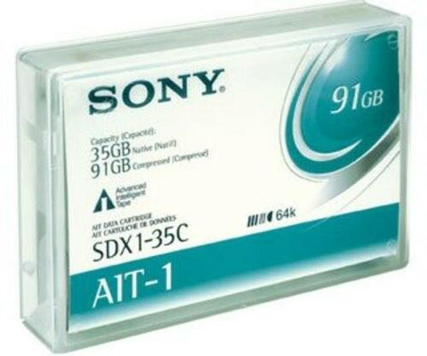 Sony AIT-1 35/91GB 230m Tape Media Data Cartridge- SDX1-35C