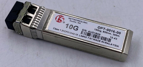 F5 Networks Transceiver OPT-0016-00 10GBASE-SR SFP+ 850nm - Very Good