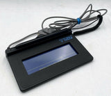 Topaz SigLite T-S460-B-R 1x5 Serial Electronic Signature Capture Pad w/ Stylus - Very Good