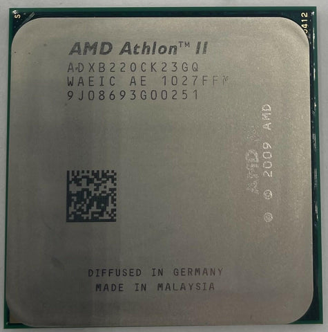 AMD Athlon II X2 B22 Desktop CPU Processor- ADXB22OCK23GQ - Very Good