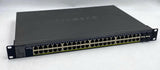 NETGEAR GS752TP 48-Port Gigabit PoE+ Smart Managed Switch, 4 SFP - Very Good
