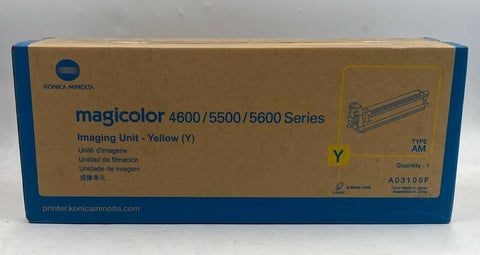 Konica Minolta A03105F Yellow Imaging Drum Unit, 30000 Page Yield