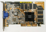 Asus Riva TNT2 16MB Graphics Card- AGP-V3800/16M/PUR - Very Good