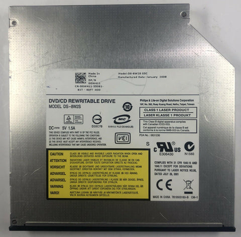 Dell OptiPlex 755 Desktop DS-8W2S DVD/CD Rewritable Drive- GW411 - Very Good