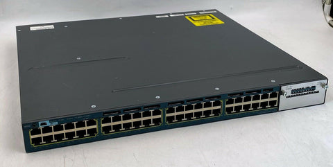 Cisco Catalyst WS-C3560X-48P-L V01 48-Port Gigabit Ethernet PoE+ Switch - Very Good