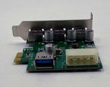 Syba SD-PEX20080 USB 3.0 PCI-e Card 3+1 Port - Very Good