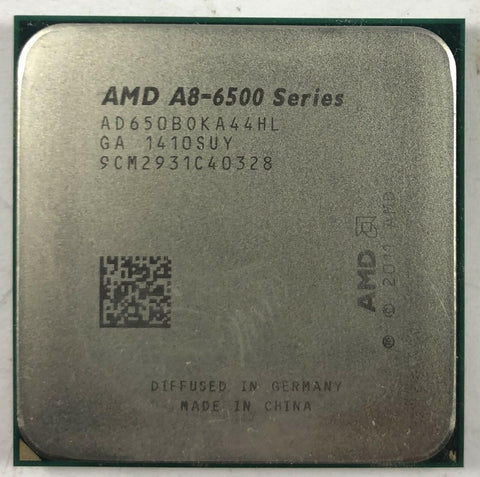 AMD A8-Series A8-6500B Desktop CPU Processor- AD650BOKA44HL - Very Good