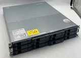 Netapp NAJ-1502 12 Bay 3.5" SAS Disk Array w/ 2 E2800A-8GB-ISCSIBT