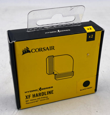 Corsair Hydro X Series XF Hardline 90° 12mm OD Fitting Twin Pack CX-9052022-WW