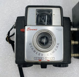Kodak Brownie Starlet Camera w/ Kodalite Midget Flasholder, Untested
