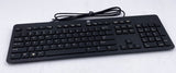 HP Business Black USB Slim Style Windows Enhanced Keyboard 803823-001