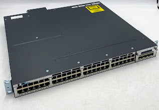 Cisco Catalyst WS-C3750X-48P-S V02 48-Port Gigabit PoE Switch w/ C3KX-NM-1G
