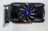 MSI N750TI-2GD5/OC NVIDIA GeForce 750Ti OC 2GB GDDR5 PCIe Graphics Card