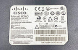 Cisco Meraki MX60 Cloud Managed Security Appliance (Unclaimed)- 600-16010-B