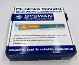 Syswan Duolinks SW24 Dual WAN Loadbalancer, 6x 10/100 Fast Ethernet