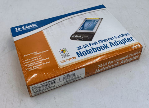 D-Link DFE-690TXD 10/100Mbps Fast Ethernet Cardbus Notebook Adapter