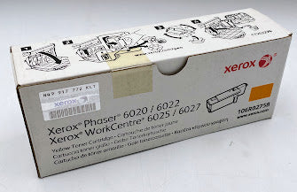 Xerox 106R02758 Yellow Toner for Phaser 6022, WorkCentre 6027, 1,000 Pages