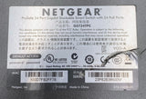 NetGear ProSafe GS724TPS 24-Port Gigabit PoE Smart Switch