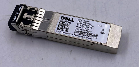 Dell Transceiver WTRD1 SFP-10G-SR 10G SFP+ SR 850nm