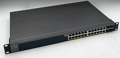 NETGEAR ProSAFE GS728TP 24-Port Gigabit PoE+ Smart Managed Switch, 4 SFP Ports