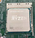 HP EliteDesk 705 G4 Motherboard, L05065-001, AM4, DDR4 w/ Ryzen 5 PRO 2400G CPU