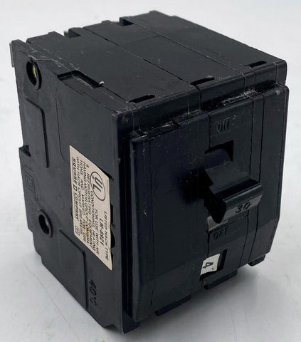 Square D LN-0183 Circuit Breaker, QO, 3 Pole, 30 Amp, 240V