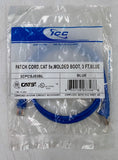 ICC Patch Cord Cat 5e ICPCSJ03BL 3 FT Blue, ICPCSJ03BL