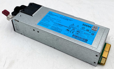 HP 500W 80 Plus Platinum Switching Power Supply 754377-001