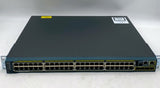 Cisco WS-C2960S-48FPS-L V03, 48GE PoE+ 740W, 4xSFP Switch