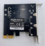 DeLock PCIe Card, 2x Superspeed USB, 89243
