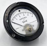 Triplett 0-5 Amperes Analog Panel Meter 321-HR-5, Ruggedized, 3.5", DC