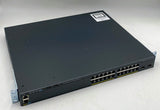 Cisco WS-C2960X-24PD-L 24-Port Gigabit Ethernet PoE+ 2 SFP+ Network Switch