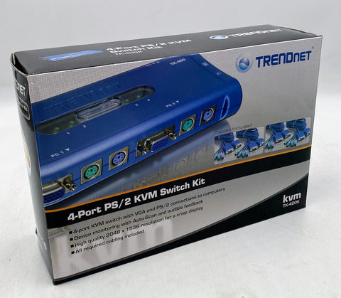 TRENDnet TK-400 4-Port KVM Switch