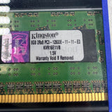 Kingston 8GB DDR3-1600MHz ECC Unbuffered DIMM KVR16E11/8