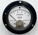 Triplett 0-5 Amperes Analog Panel Meter 321-HR-5, Ruggedized, 3.5", DC