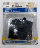 Square D SD-130 Circuit Breaker, 30A, 120/240VAC, 1 Pole