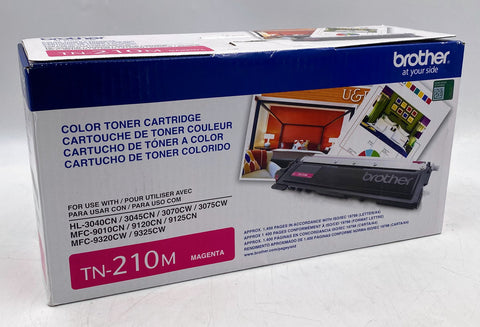 Brother TN-210M Standard Yield Magenta Toner Cartridge