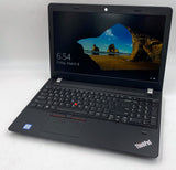 Lenovo ThinkPad E570 Laptop- 240GB SSD, 8GB RAM, Intel i5-7200U, Windows 10 Pro