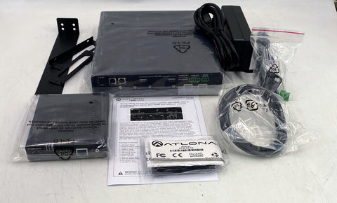 Atlona AT-OME-MS42 4x2 Matrix Switcher Kit, 4K UHD, HDMI, USB-C, DisplayPort