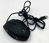 Logitech G600 MMO Gaming Mouse 20 Programmable Buttons RGB USB Wired