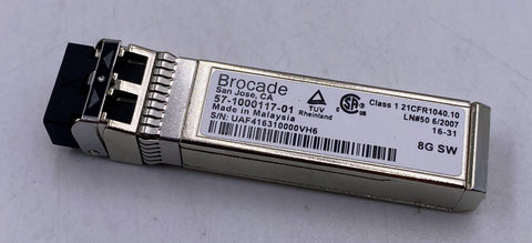 Brocade Transceiver 57-10000117-01 8Gbps SW SFP+ 850nm